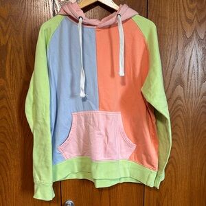 Ragstock colorblock Hoodie